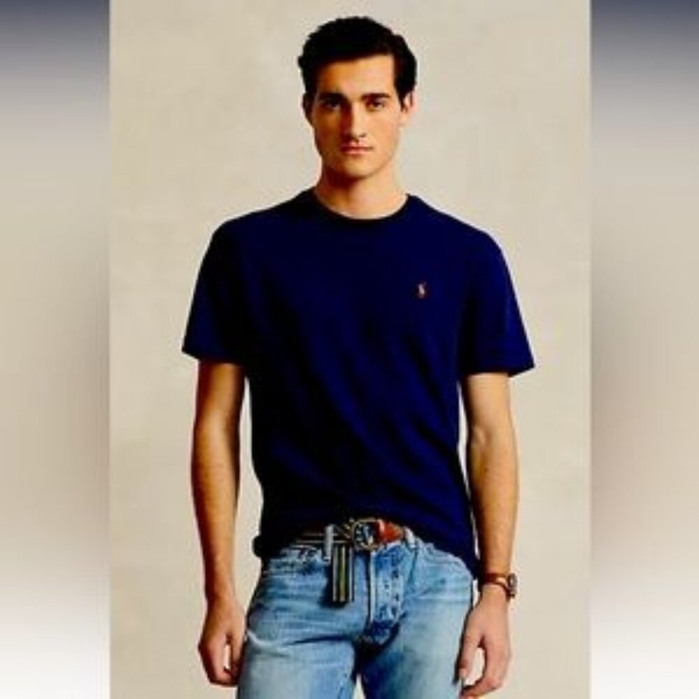 Polo Ralph Lauren Classic Fit T-shirt Super Soft 100% Cotton-Size large